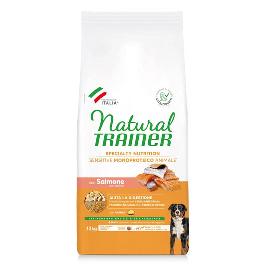 Natural Trainer Dog Sensitive Adult M/M Salmone