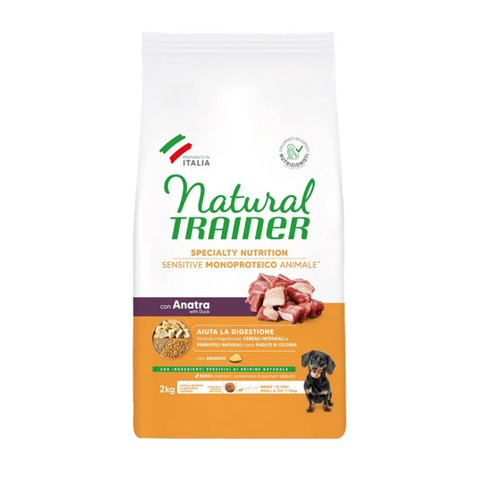 Natural Trainer Dog Sensitive Adult Mini Anatra 2 Kg