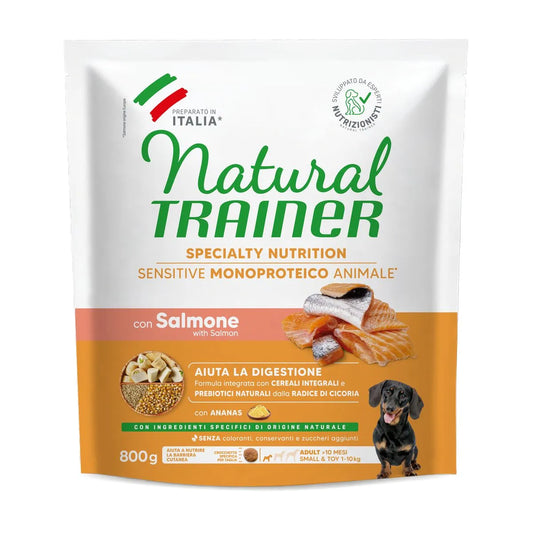 Natural Trainer Dog Sensitive Adult Mini Salmone