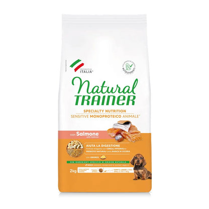Natural Trainer Dog Sensitive Puppy Mini Salmone