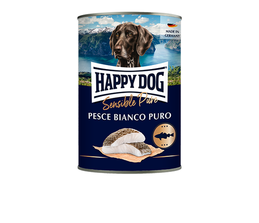 Happy Dog Pesce Bianco Puro
